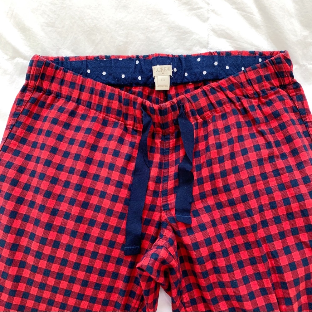 Red Gingham Lounge Pants - Picture 2 of 4